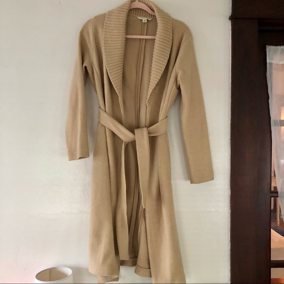 Banana Republic Wool Duster Coat Sweater Wrap - Picture 2 of 7